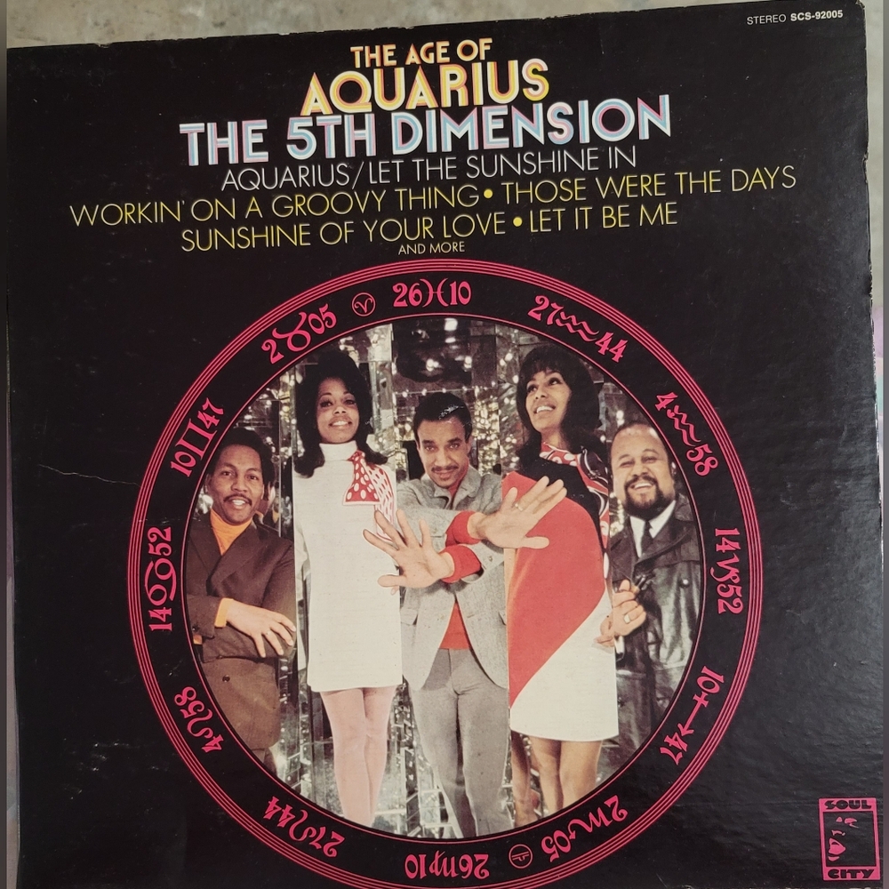 The 5th Dimension 'The Age of Aquarius' 1969 Soul City Records SCS92005